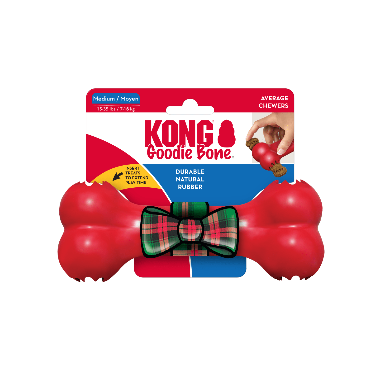 Juleleke KONG Holiday Goodie Bone M