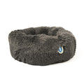 Hunde/Katteseng Donut Langhåret Grå 55x30x17cm
