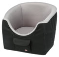 Bilsete Sort/Grå Nylon/Softplysj 41x39x42cm Max 8kg