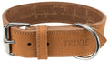 Halsb. Lær Rustic Heartbeat Brun