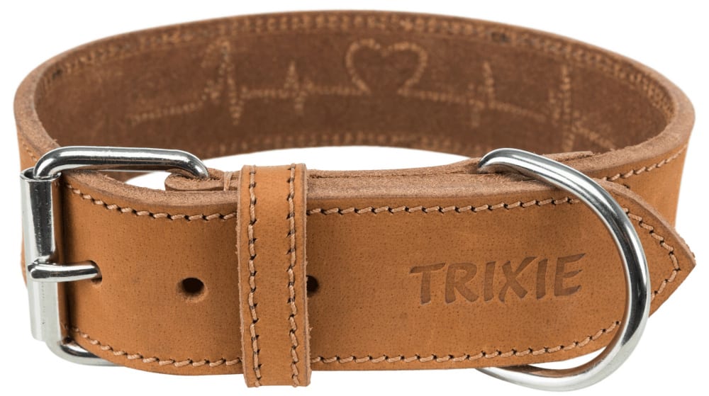 Halsb. Lær Rustic Heartbeat Brun