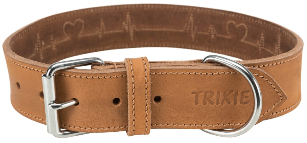 Halsb. Lær Rustic Heartbeat Brun