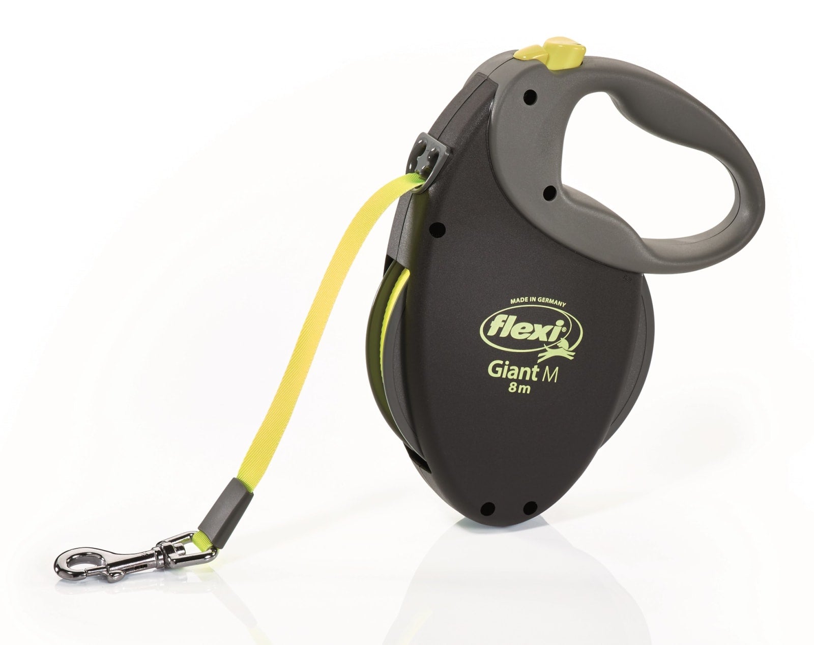 Flexi Gigant Neon Tape M 8m Sort/Neongul Max 25Kg