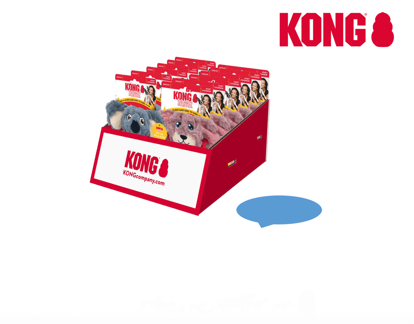 KONG Display Hund Scrumplez