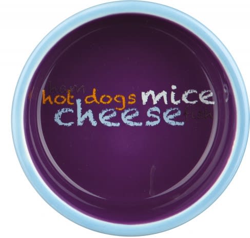 Katteskål Keramikk Lyseblå Til 24791