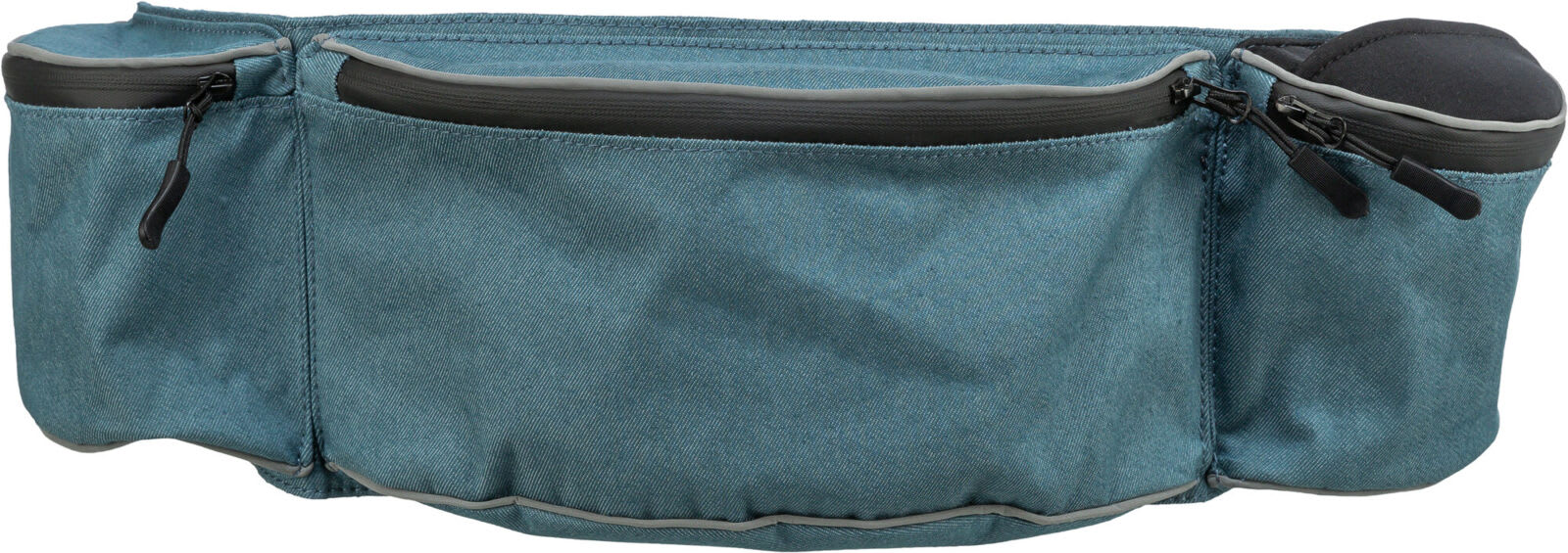 Hofteveske Hip Bag Baggy Belt 62-125cm Grå/Blå