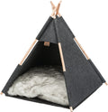 Katte/Hundehule Tipi Filt Antrasit
