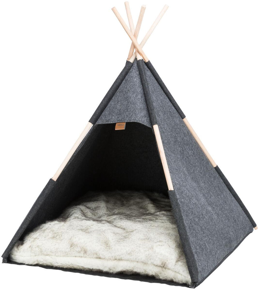 Katte/Hundehule Tipi Filt Antrasit