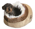 Kattehule Minou Beige/Brun Plysj M/Pels 50x41x30cm