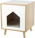 Hunde/Kattehule SOFT Edition Isa 40x40x50cm Lysebrun/Hvit