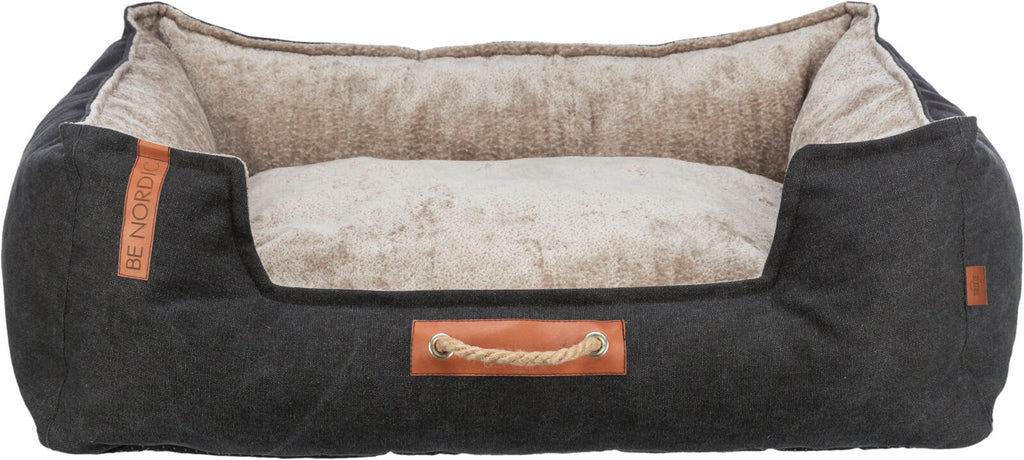 Hundeseng BE NORDIC Canvas/Softplysj Sort/Sand