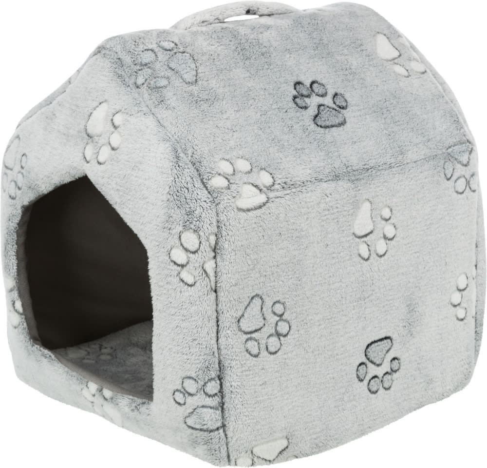 Hunde/Kattehule Nando Softplysj 40x45x40cm Lysegrå