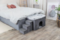 Katte/Hundehule Harvey Med Trapp Soft Edition max15kg 119x47x50cm