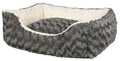 Hundeseng 38962 Kaline 65x50cm Cream/Grå Plysj