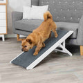 Petwalk Rampe MDF/Filt 90x36x43cm Max 40Kg Hvit/Grå