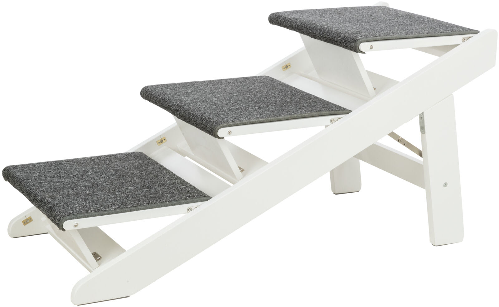 Petwalk Trapp MDF Hvit 44x46x106cm Max 70kg Sammenleggbar