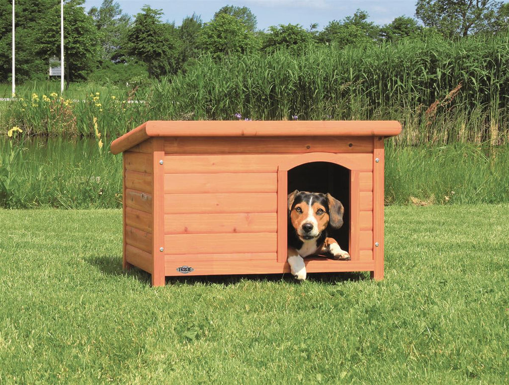 Hundehus Classic i Tre M/Flatt Tak Brun