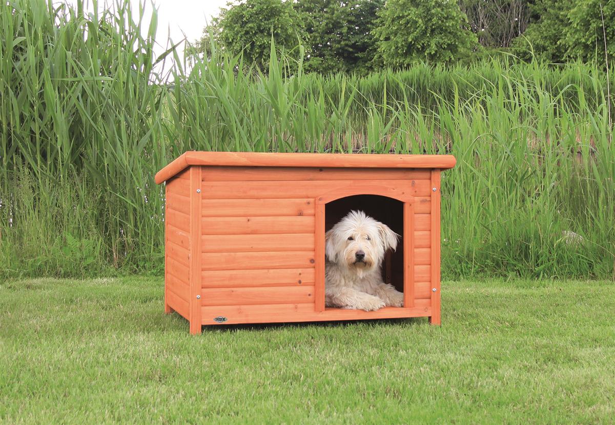 Hundehus Classic i Tre M/Flatt Tak Brun
