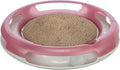 Katteleke Race & Scratch Plastikk/Klorematte i Papp Ø37cm Rosa