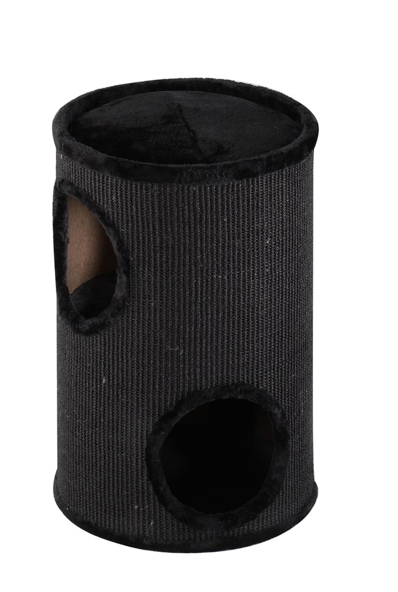 Kattemøbel Everlast Cat Tower Sort 2etg. 37x56cm