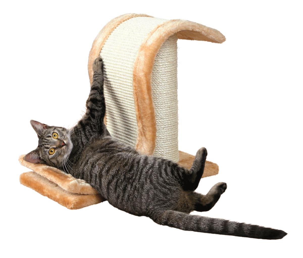 Kattemøbel Wavy M/Klorestokk Brun 44x25x39cm