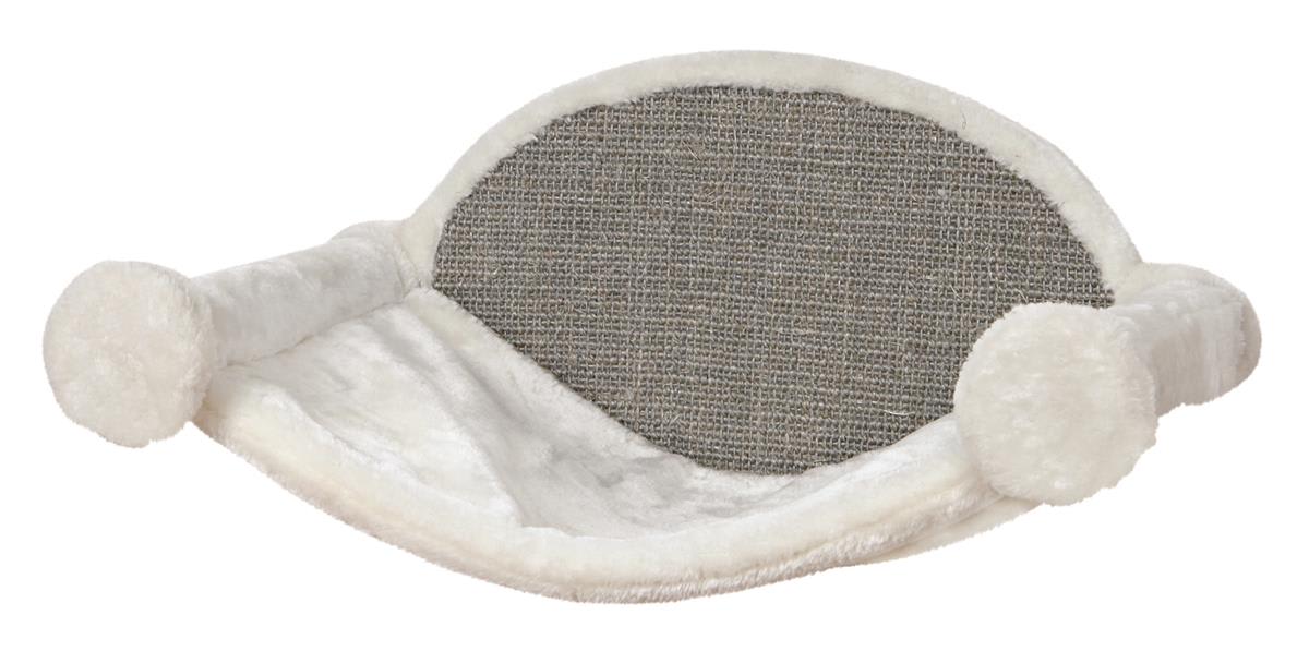 Kattemøbel Hengekøye Til Vegg Plysj Cream 54x33x28cm