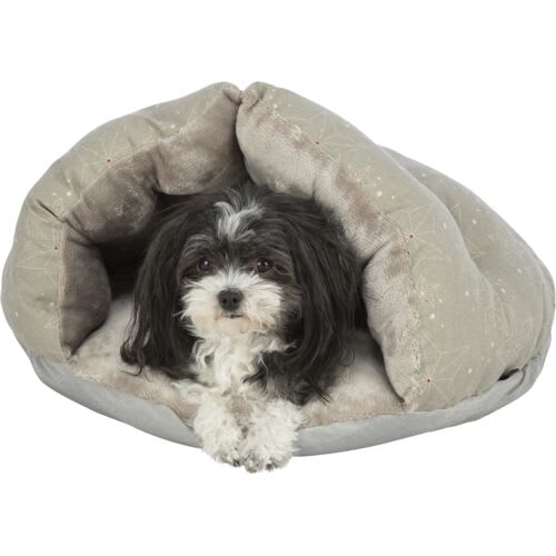 Julehule Xmas Cave Luciano Rund 50x30cm Beige/Gull