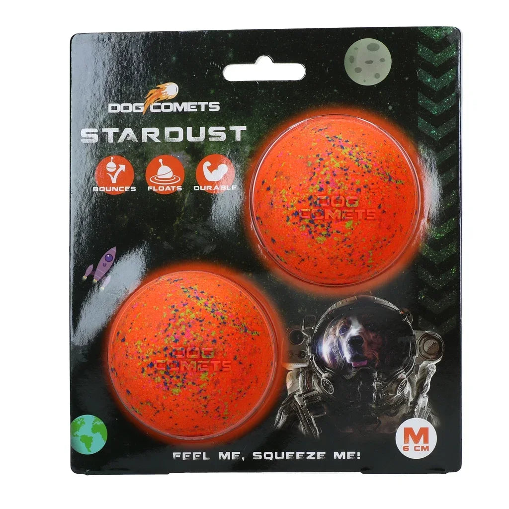 Dog Comets Stardust Orange M (2-Pack)