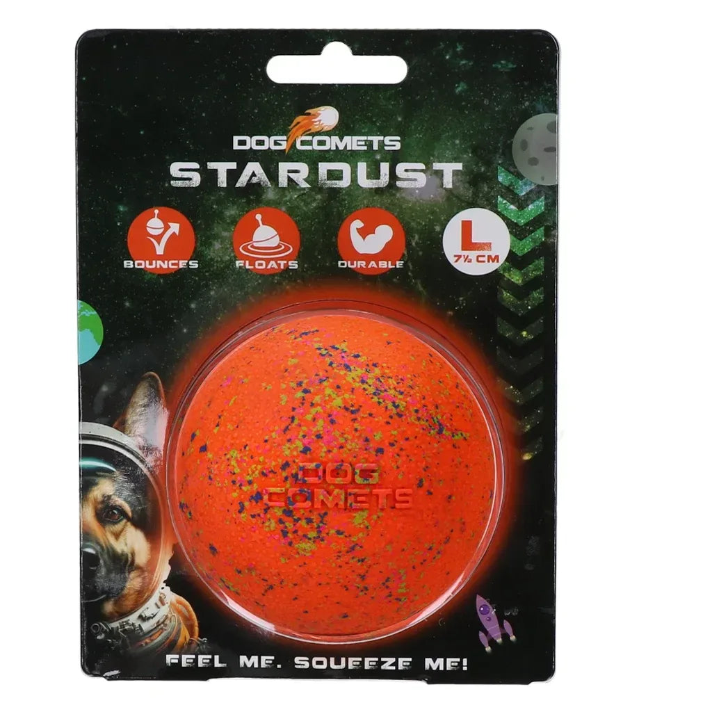 Dog Comets Stardust Orange L