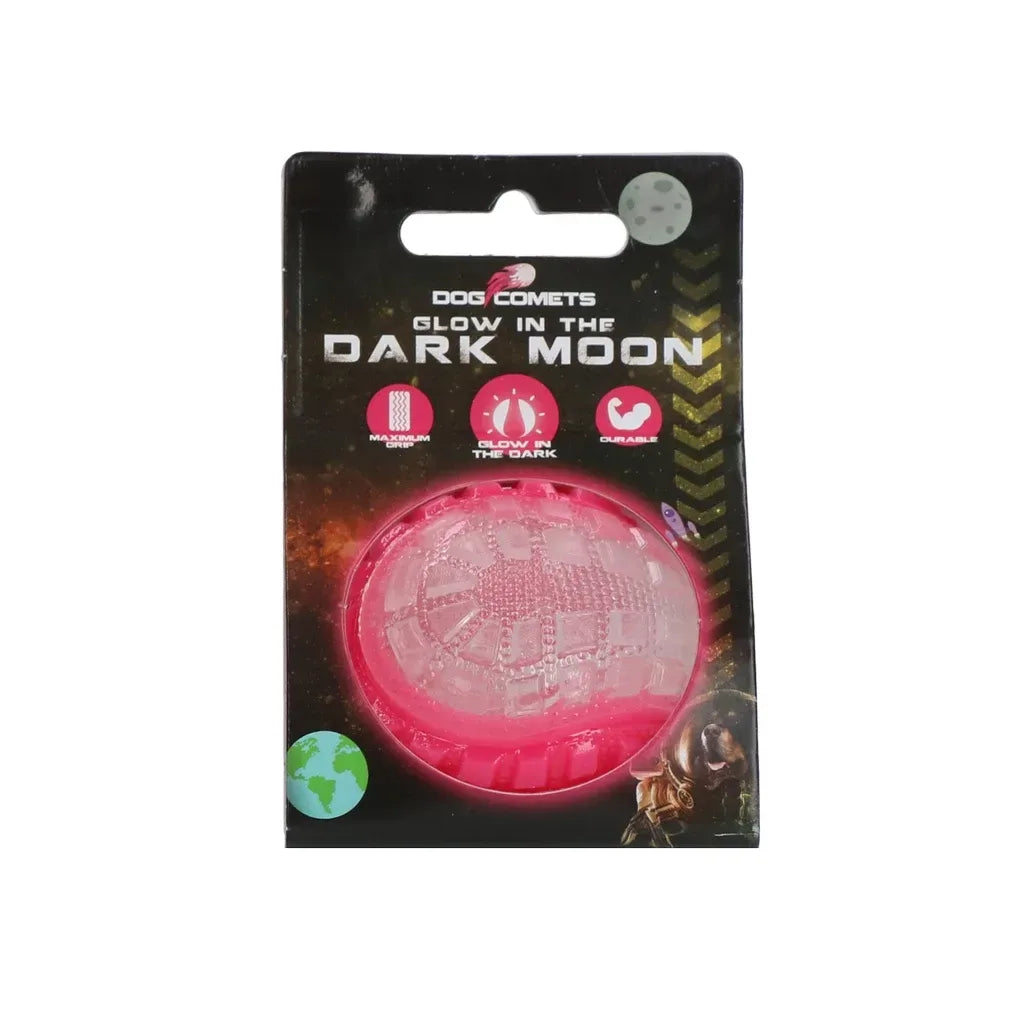 Dog Comets Glow In The Dark Moon Ball S Orange