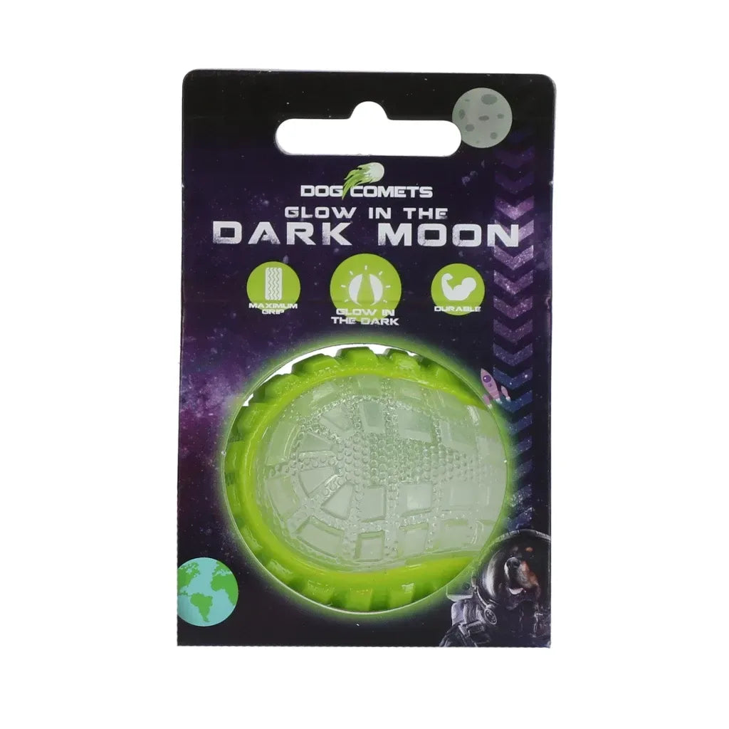 Dog Comets Glow In The Dark Moon Ball S Orange