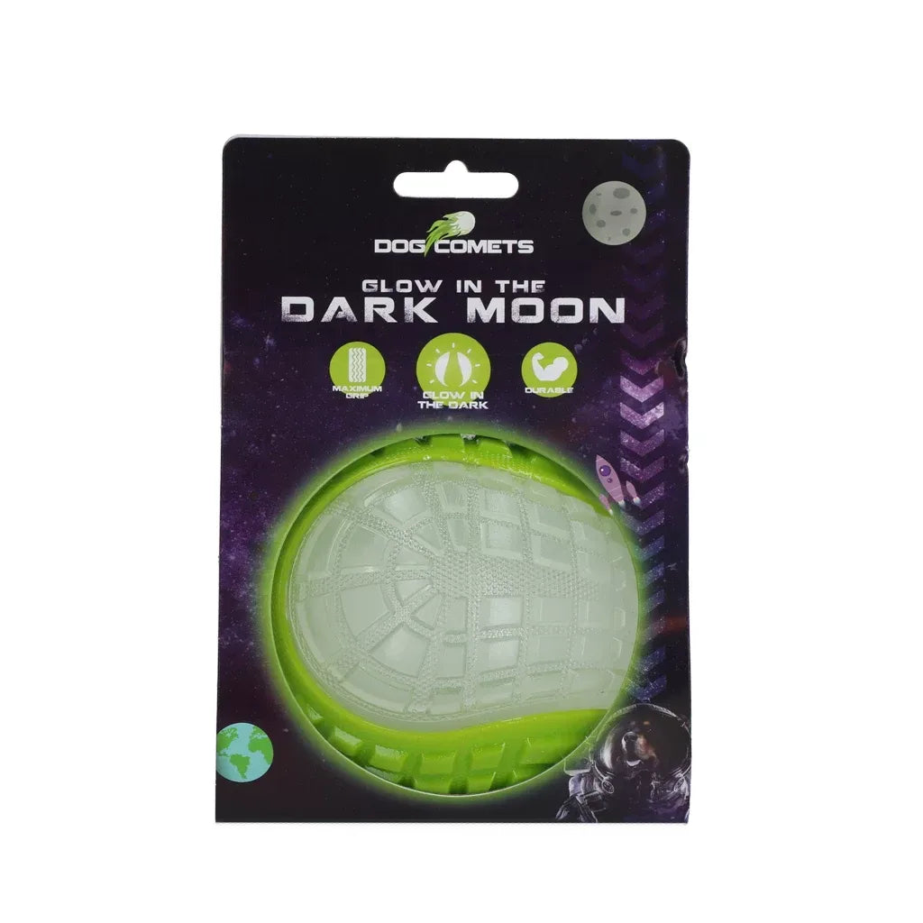 Dog Comets Glow In The Dark Moon Ball L Orange
