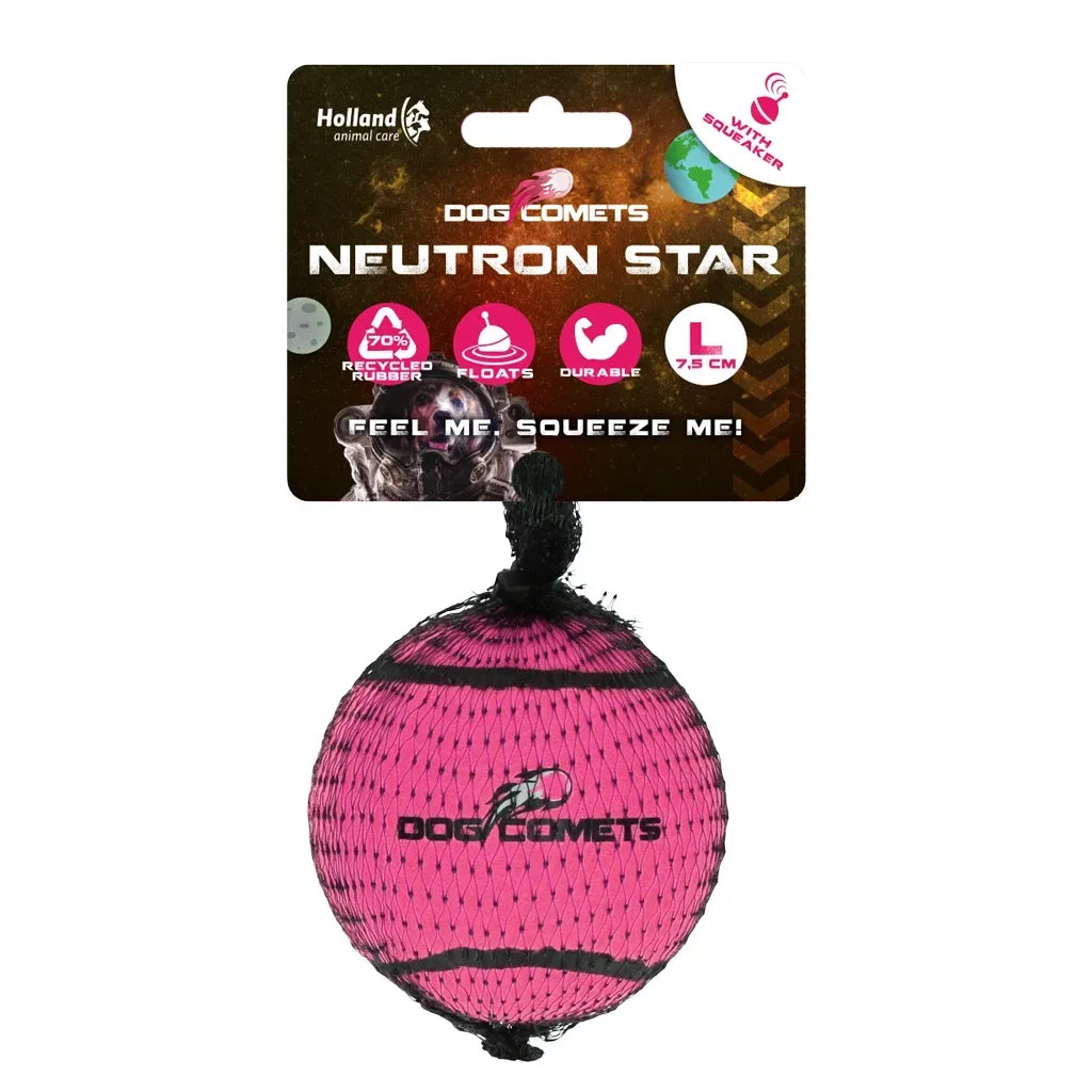 Dog Comets Neutron Star Tennis Ball With Squeaker L 