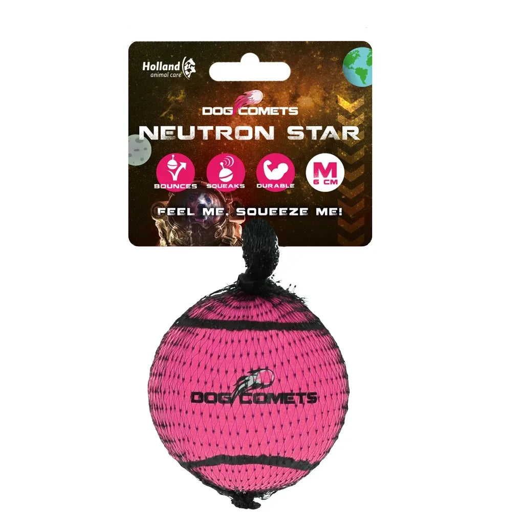 Dog Comets Neutron Star Tennis Ball With Squeaker M 