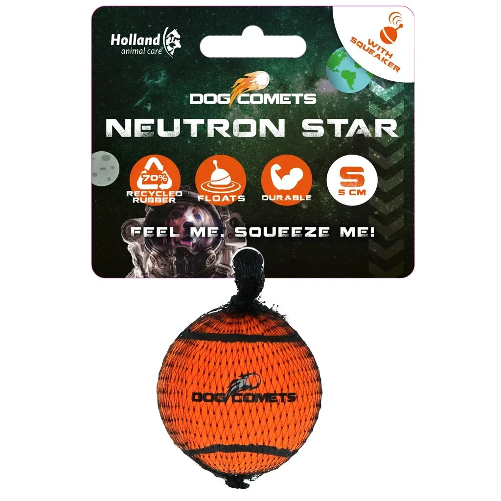 Dog Comets Neutron Star Tennis Ball With Squeaker S 