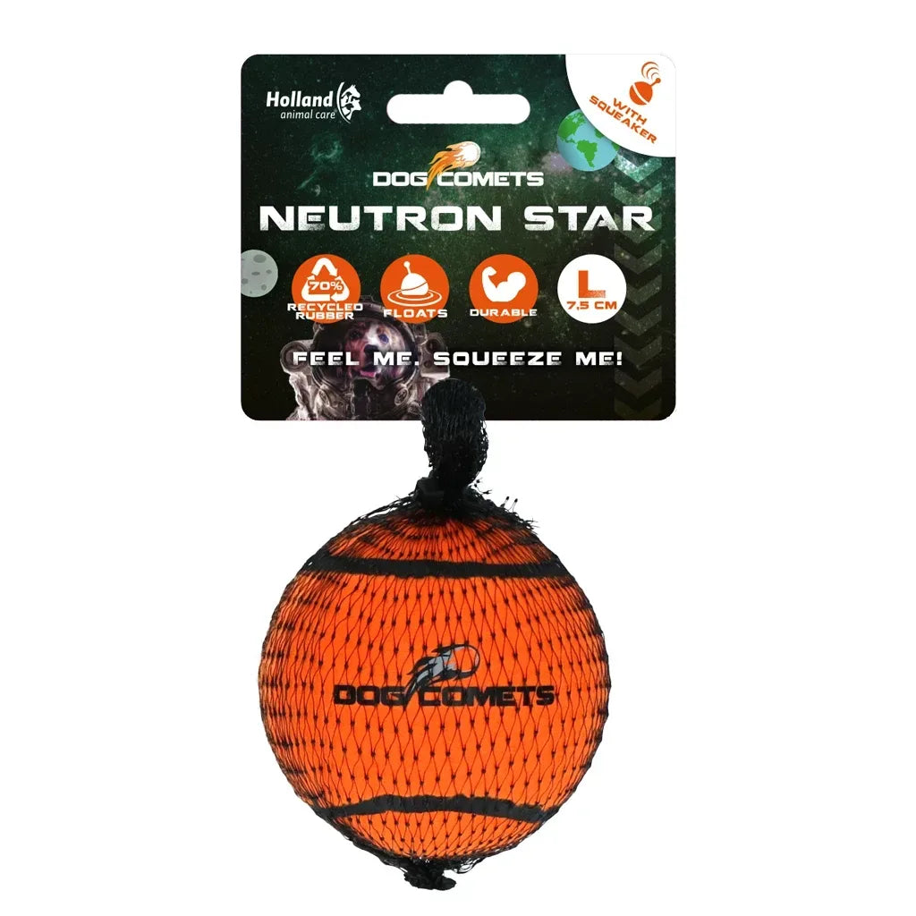 Dog Comets Neutron Star Tennis Ball With Squeaker L 