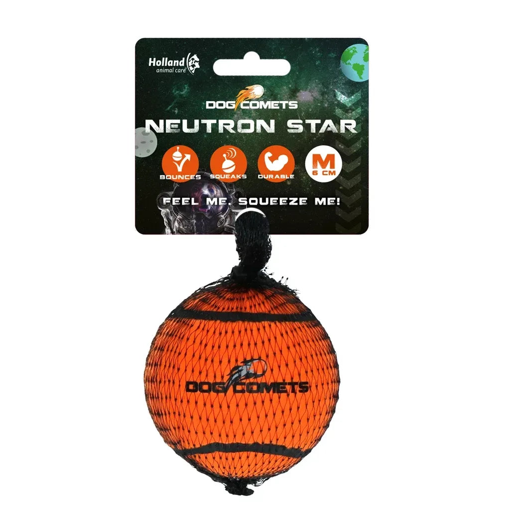 Dog Comets Neutron Star Tennis Ball With Squeaker M 