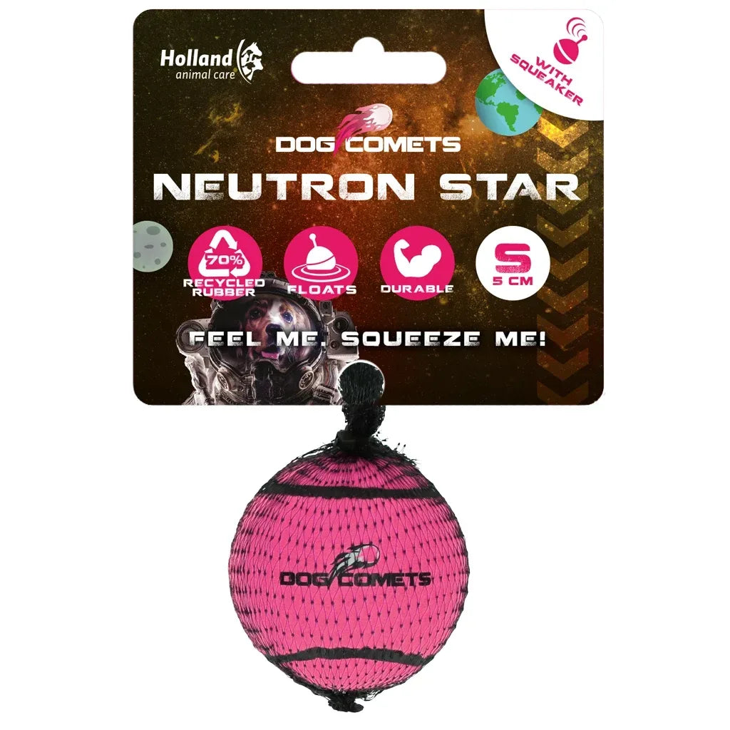 Dog Comets Neutron Star Tennis Ball With Squeaker S 
