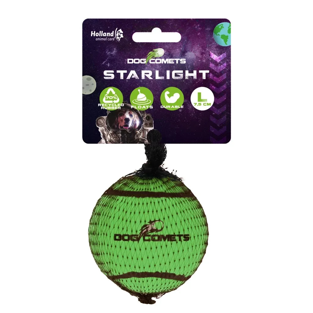 Dog Comets Starlight Tennis Ball L 