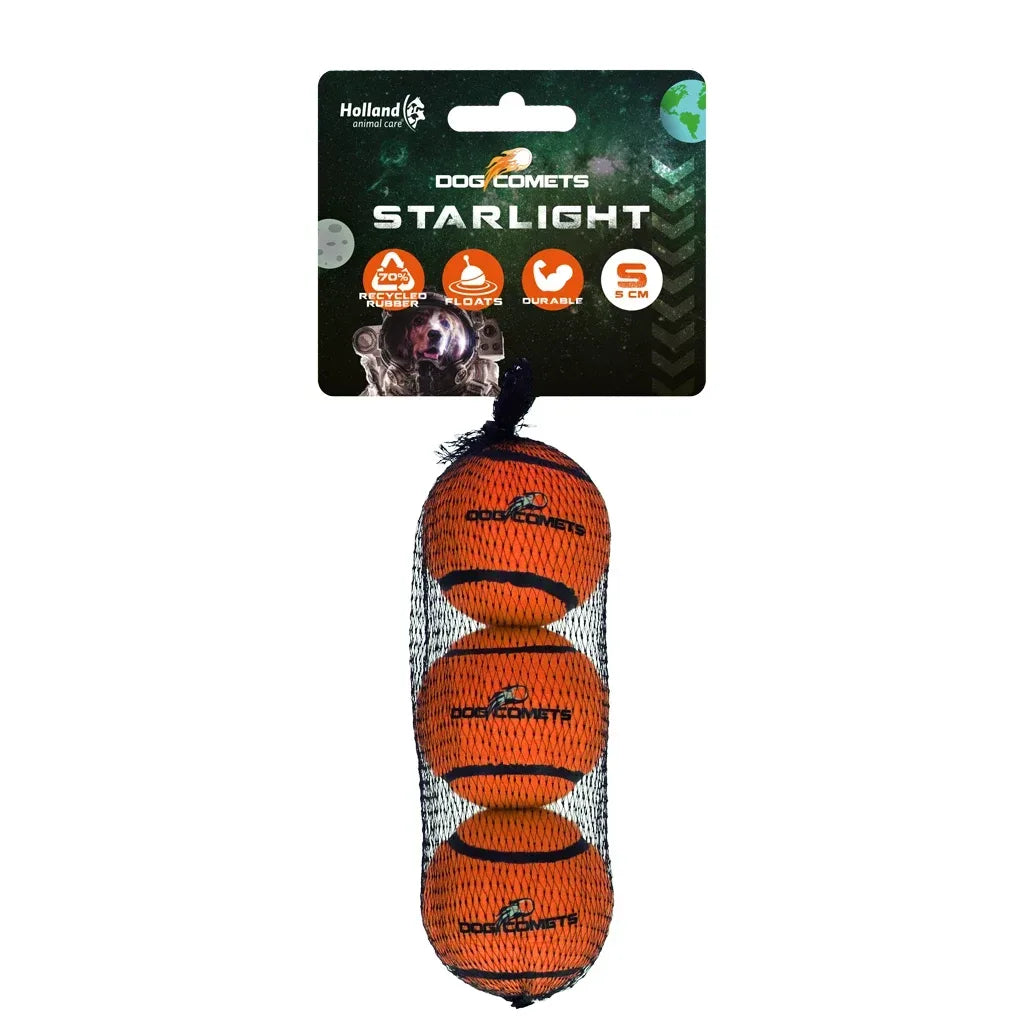 Dog Comets Starlight Tennis Ball S (3-pack)