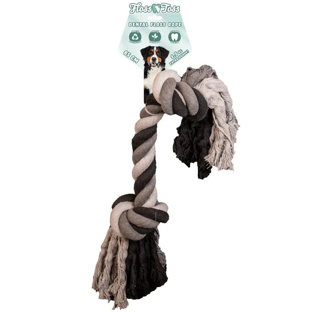 Floss Toss Dental Rope 2 Knot - 85 cm (1.5 kg)