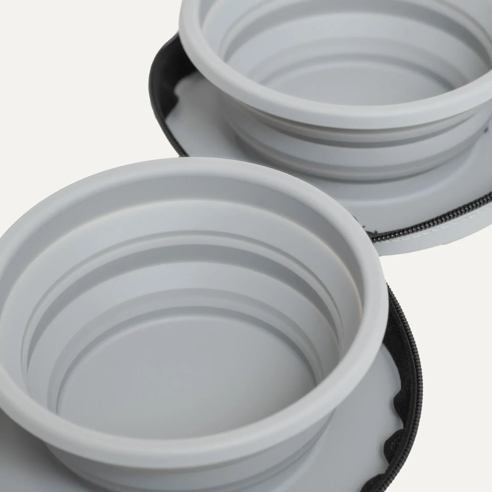 Hundeskål Sammenleggbar Dobbel 2x830ml