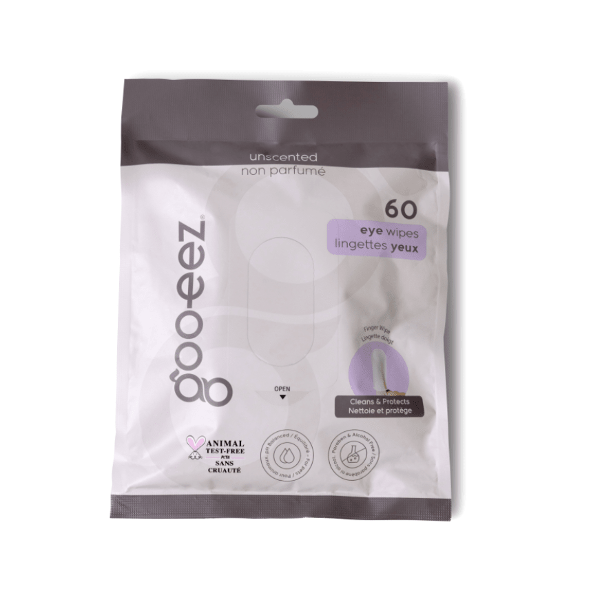 Eye Finger Wipes 60 Wipes Unscented