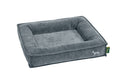 Bed Orthopedic Melun 100x70 cm Polyester greyblue