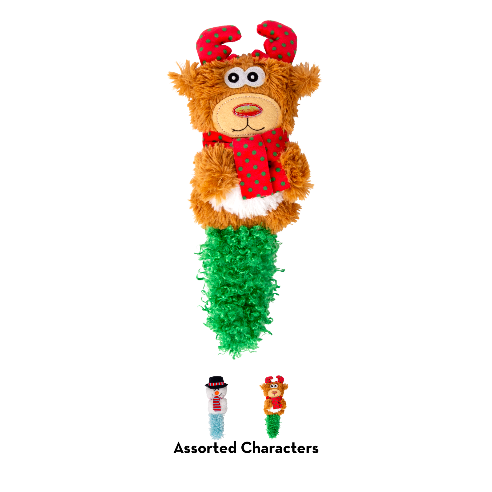 Juleleke KONG Holiday Cat Kickeroo Character Ass.