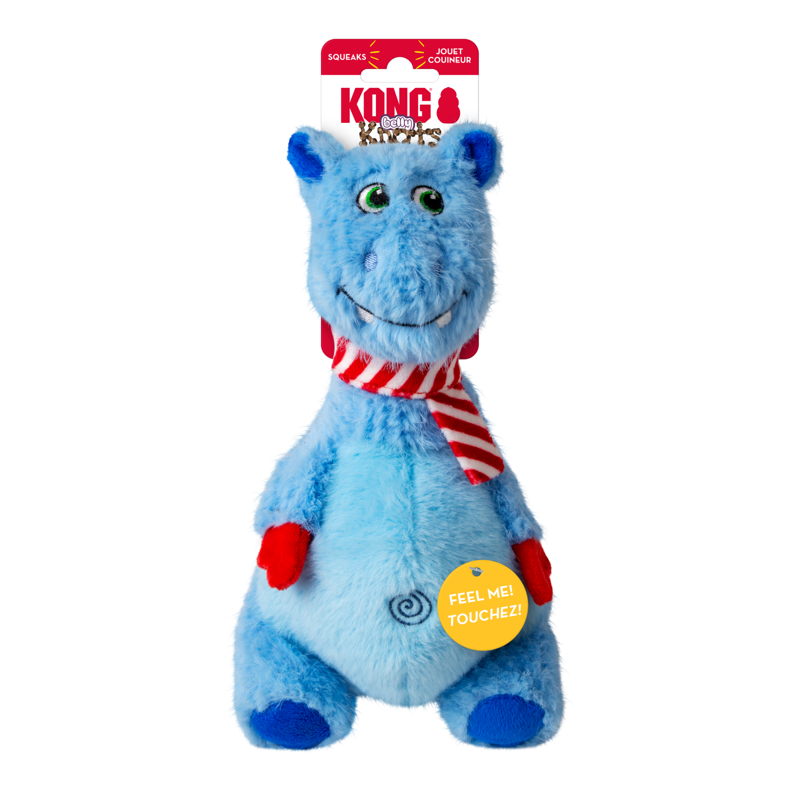 Juleleke KONG Holiday Knots Belly Hippo M/L