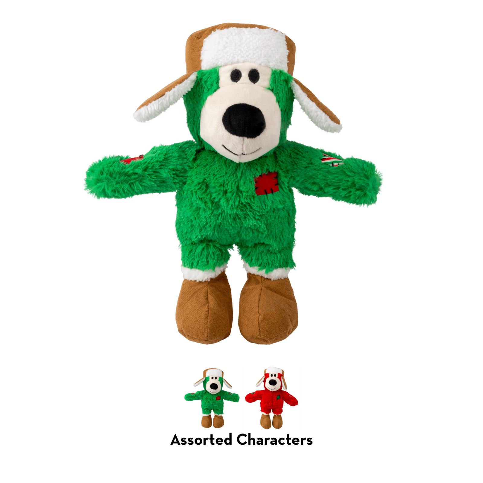 Juleleke KONG Holiday Wild Knots Bear Assorted S/M