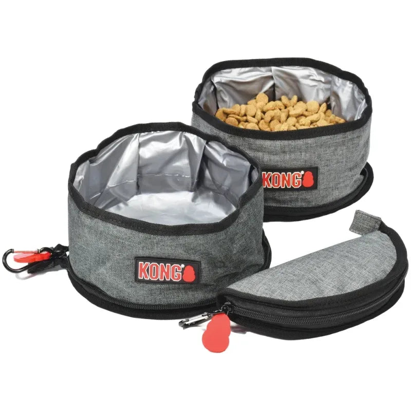KONG Fold-Up Double Bowl