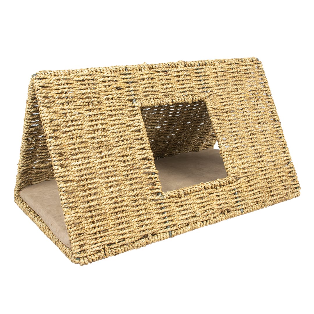 Hunde/Kattehule Seagrass Triangel 50x30x27cm