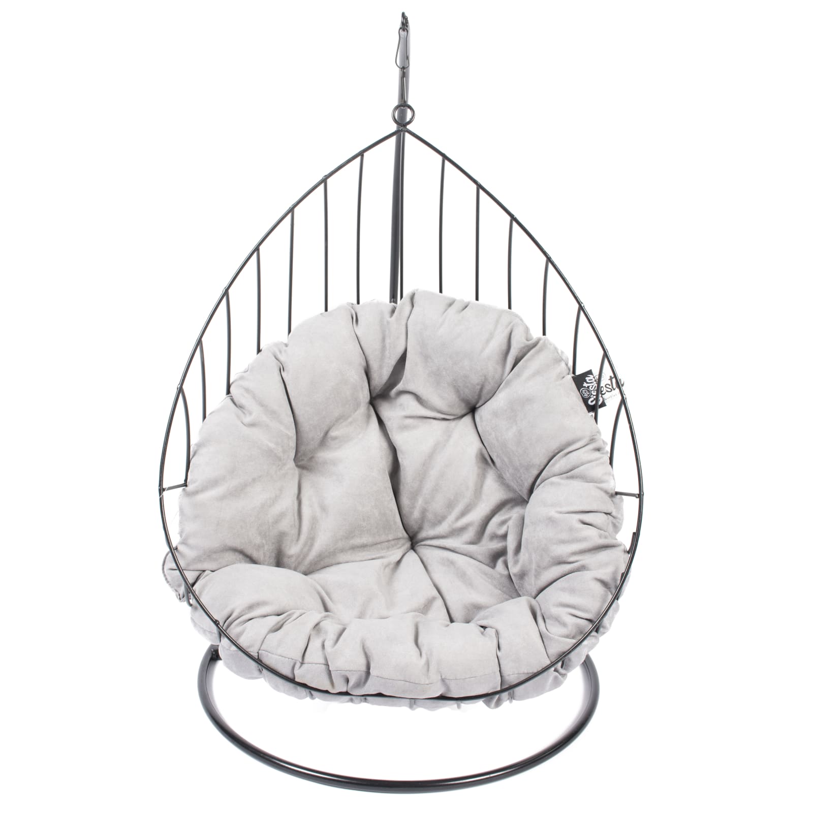 Hunde/Katteseng Caviar Sort Metall M/Pute Til Oppheng 55x35x98cm